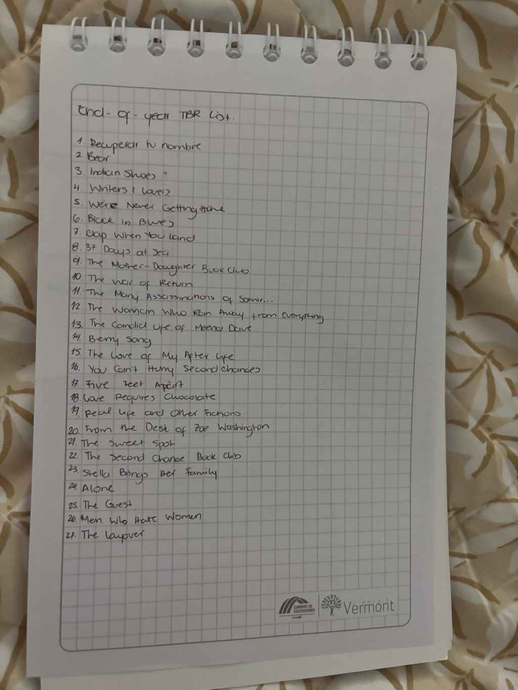 My End-Of Year TBR&nbsp;List